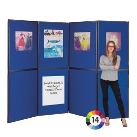 Folding Display Boards Extra Large - 8 Panel System
