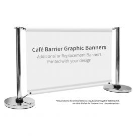Café Barrier Graphics Banners - Printed Banners