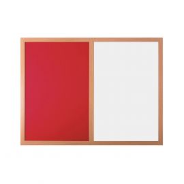 Red Eco Dual Combination Notice Boards