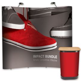 Impact Curved Bundle 3x4 - Pop-up Display Stand