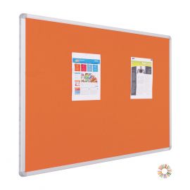 Master Aluminium Framed Notice Boards - Accent Colours o
