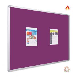 Master FlameShield Aluminium Framed Notice Boards - Accent Colours o