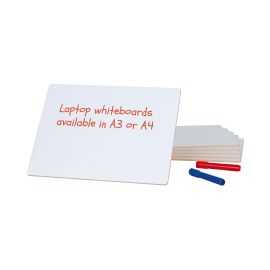 Master Handheld A3 and A4 Whiteboards (Pack of 6)