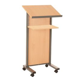 Master Panel Front Lectern - Beech