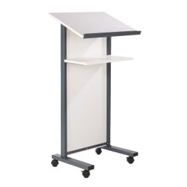 Master Panel Front Lectern - White