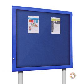 WeatherShield Freestanding Outdoor Notice Boards - Master o