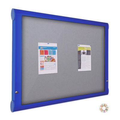 8xA4 with Waterproof Seal for Outdoor and Indoor Use A1 External Lockable Notice Board not pinnable
