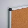 Premier Cork Boards - Aluminium Framed - Close corner
