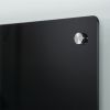 Coloured Glass Magnetic Whiteboards - Black - mini pic