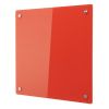 Coloured Glass Magnetic Whiteboards - Red - Pic 3