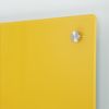 Coloured Glass Magnetic Whiteboards - Yellow - mini pic