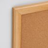 Dual Cork Boards with Wooden Frame close