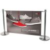 Deluxe Cafe Barrier - Complete System with 2000mm wide Banner