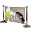 Deluxe Cafe Barrier - Complete System with 1000mm wide Banner