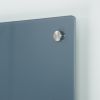 Magnetic Glass Whiteboards - Grey - Corner