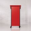Red Panel Front Lectern - front