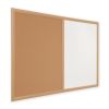 Master Combination Cork Board with Wooden Frame