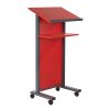 Master Panel Front Lectern - Red