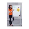 Mobile Height Adjustable Whiteboards - Portrait Magnetic In Situ