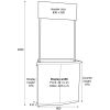 Promo Stand - Large - Dimensions