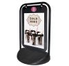 Swinger 2 (Poster Option) - Swing Board Sign - Black - with print