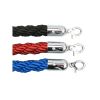 red - blue - black twisted rope