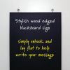Wood Edge Blackboard Signs - Insitu