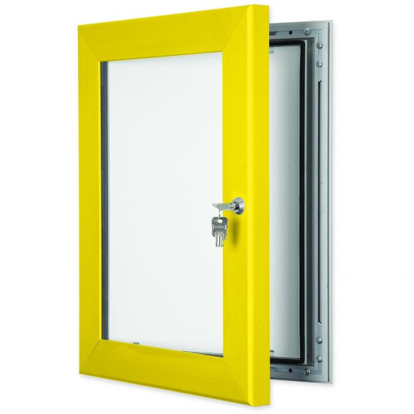Yellow Vandal Resistant Poster Cases