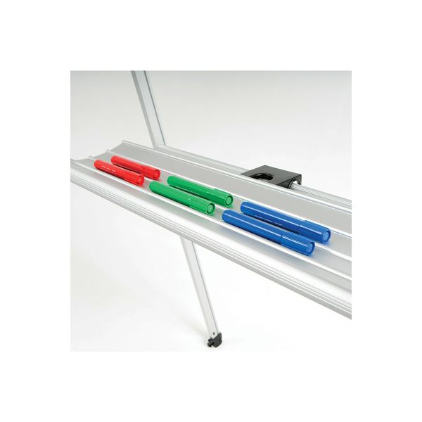 Conference Pro Flip Chart Easel Whiteboard - pen tray