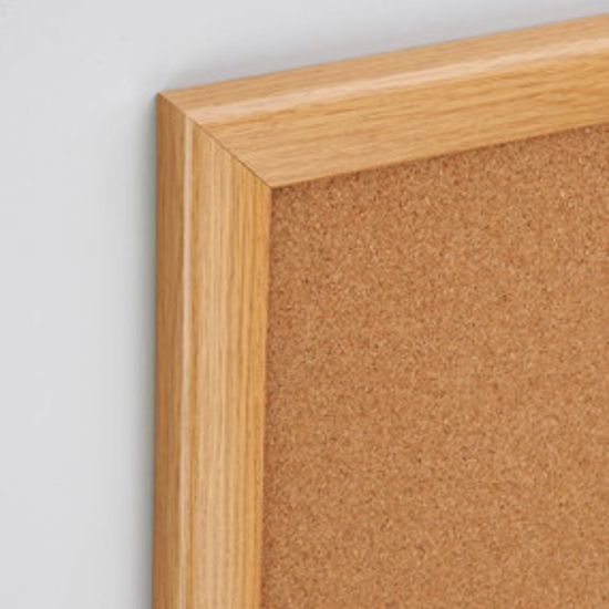Dual Cork Boards with Wooden Frame close
