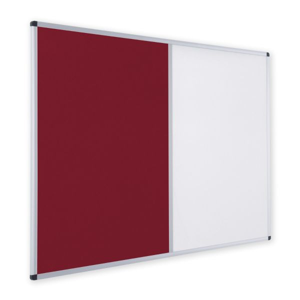 Master Aluminium Framed Combination Boards - Burgandy