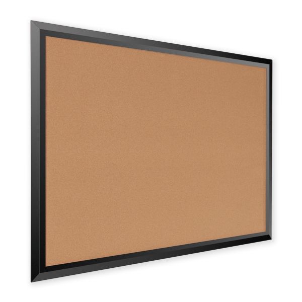 Master Eco-Friendly® Premier Cork Notice Boards - Black Framed