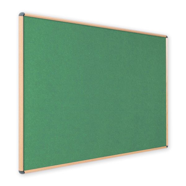 Frameless Eco-Colour® Notice Boards 600mm x 900mm Raspberry 
