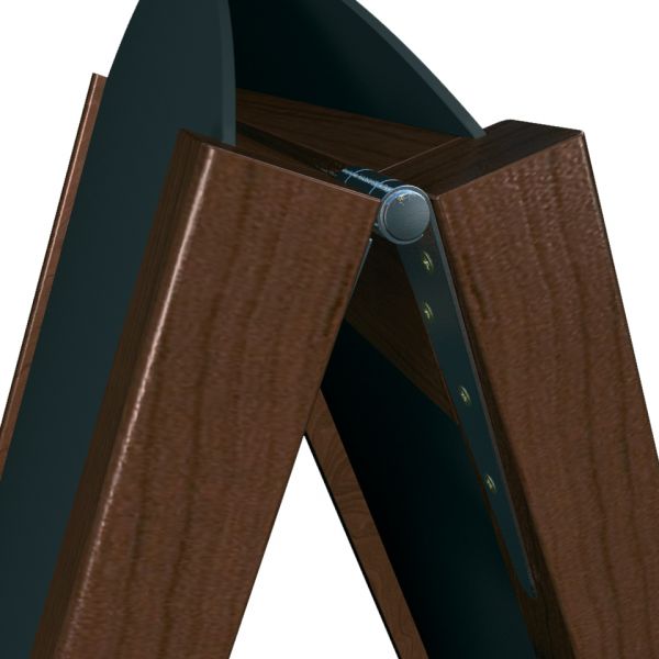 Heavy duty galvanised steel hinges (wood)