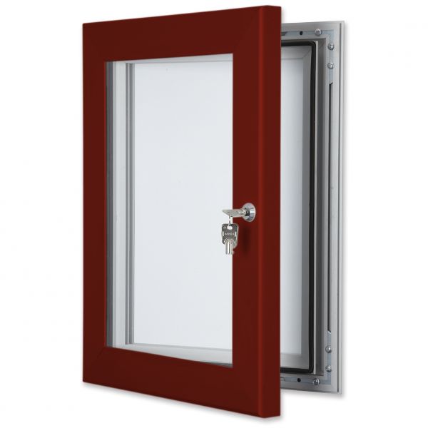 Red-Brown Secure Magnetic Poster Case