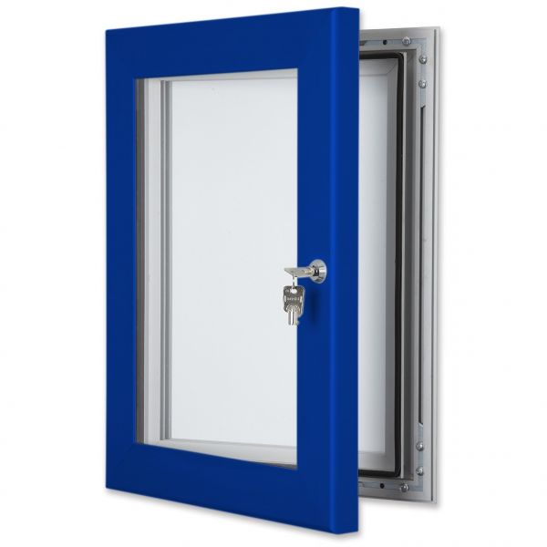 Blue Secure Magnetic Poster Cases