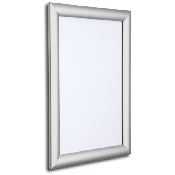 Secure Poster Snap Frame 25mm - Silver