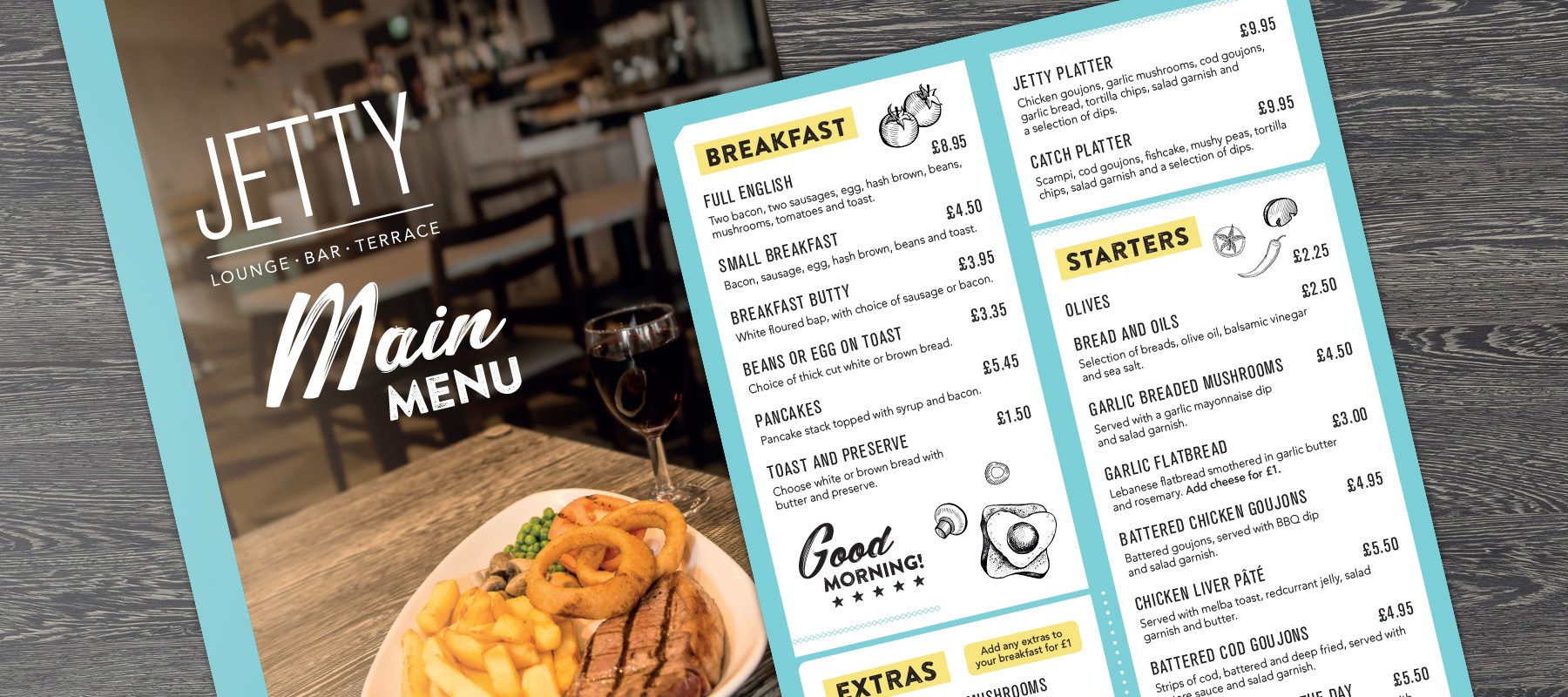 How to design a menu that grabs attention