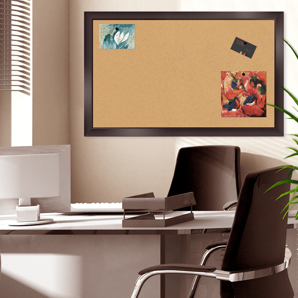 Office Framed Cork Board