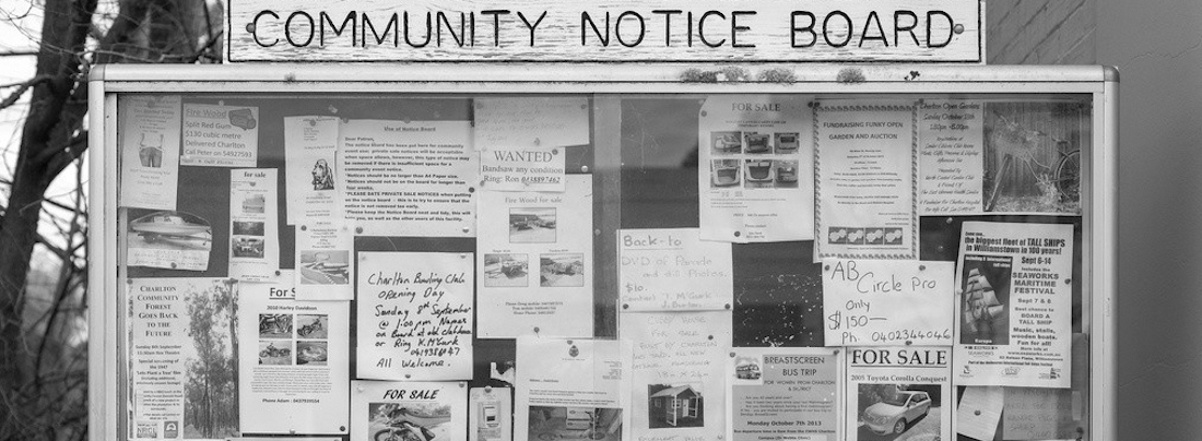Keep Your Community Informed with an Outdoor Notice Board