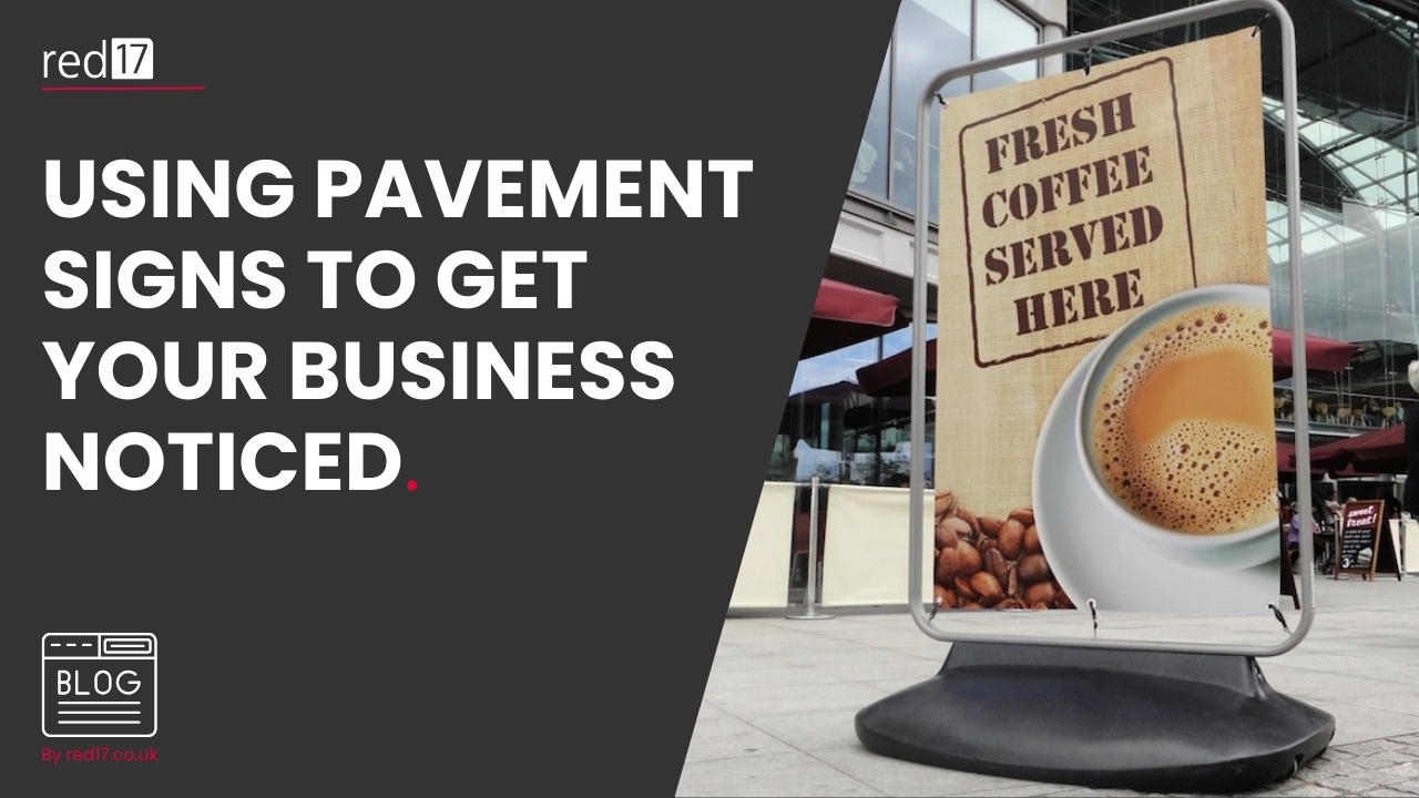 Blog Post Thumbnail - Using Pavement Signs to Get Your Business Noticed