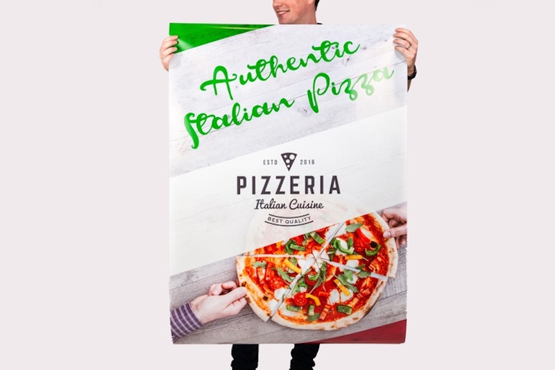 Authentic Italian Pizza - Poster