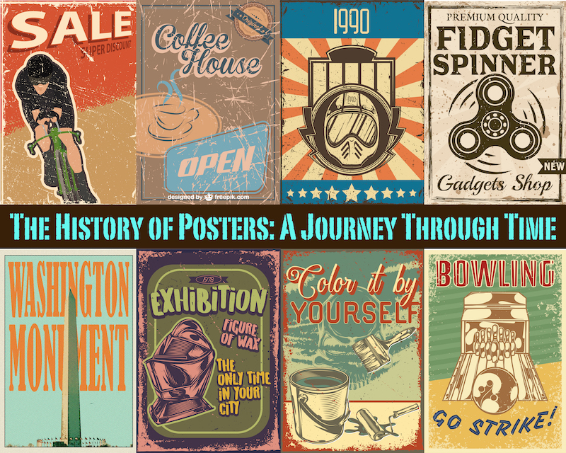 The History of Posters - all