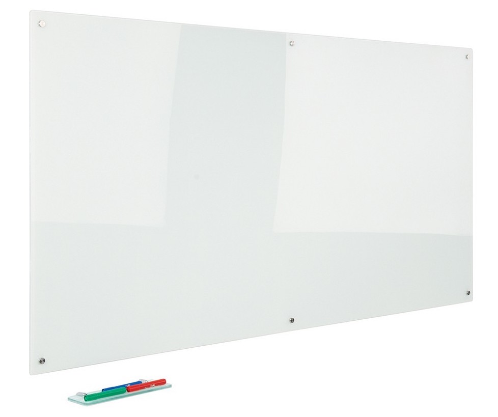 White Glass Magnetic Whiteboard