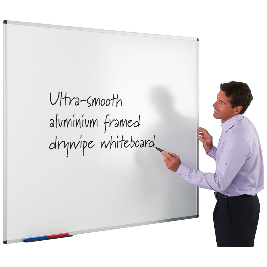 Aluminium Framed Ultra Smooth Surface Whiteboard - example product