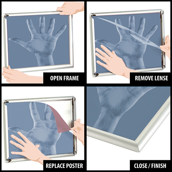 How to use a poster snap frame