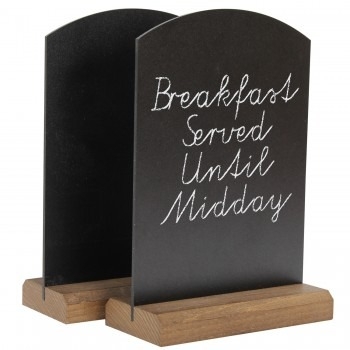 Table top chalkboards