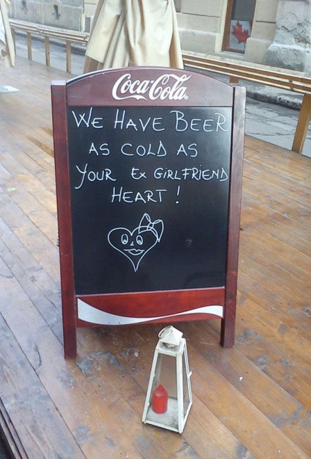 beer sign